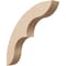 Ekena Millwork 3-inch W x 18-inch D x 18-inch H Ozark Rough Cedar Woodgrain TimberThane Knee Brace, Primed BRCUR03X18X18OZKRCPR - alternate 1